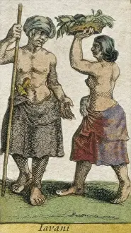 1635 Prints: Atlas Novus. Asia. People of Java, 17th c