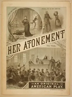 Atonement Prints: Her atonement an original American play