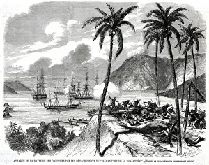 Attack on the Battery of Coconut Trees 1863 Attack on the Battery of Coconut Trees 1863