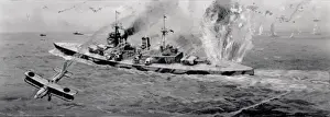 Attack on the battleship Prince of Wales