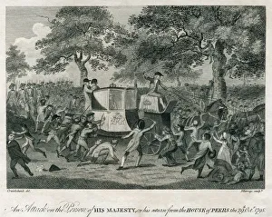 Attack on King George III on his return from the House of Lo