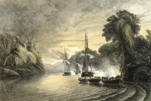 Tabasco Prints: The attack of the Mexicans from the chapperal, on the first
