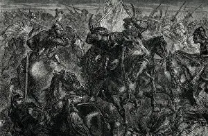 Stirling Gallery: The attack on Montroses cavalry at the Battle of Kilsyth, near Stirling, Scotland