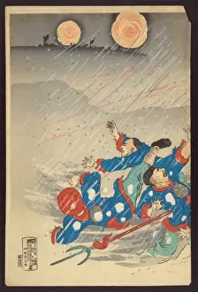 Attack in a snowstorm on the 100 Shaku Cliff in Weihaiwei Ba