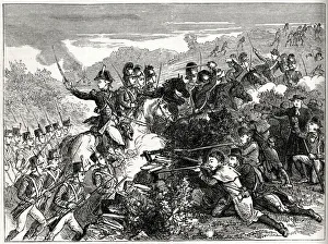 Rebellion Prints: Attack on the Wexford Rebels, Ireland, 26 May 1798, in response to an uprising at Oulart