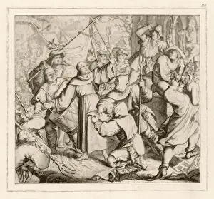 Secular Prints: ATTACKING PEASANTS WAR