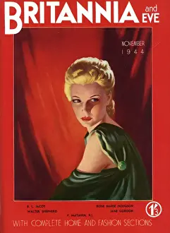 Seductive Prints: Attractive blonde woman 1944
