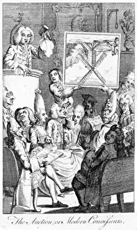 Dealers Prints: The Auction; or modern conoisseurs