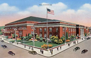 Auditorium Prints: The Auditorium, Milwaukee, Wisconsin, USA Date: circa 1940