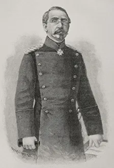 Franco Prussian Prints: August Karl von Goeben (1816-1880). Prussian general