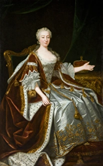 Barthelemy Collection: Augusta of Saxe-Gotha, Princess of Wales