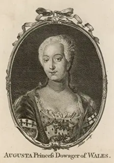 Dowager Prints: Augusta of Saxe-Gotha, Princess of Wales