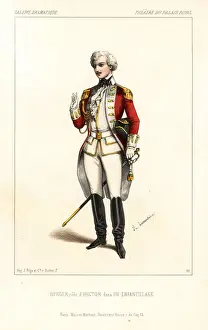 Auguste Berger as Hector in Un Enfantillage, 1844