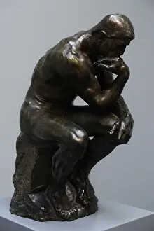 Auguste Prints: Auguste Rodin (1840-1917). The Thinker. 1880. Ny Carlsberg G