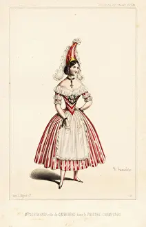 Brazier Prints: Augustine-Celestine Schriwaneck as Catherine