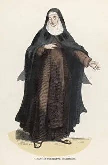 Augustinian Prints: Augustinian Nun (Port. )