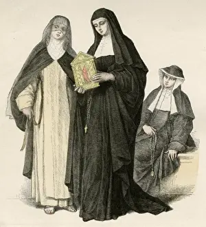 Augustinian Prints: Augustinian Nuns