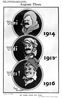 Optimism Prints: Augusts Three by Bruce Bairnsfather