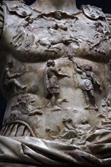Octavius Collection: Augustus, (63 B. C. -14 D. C. ). First emperor of the Roman Empi