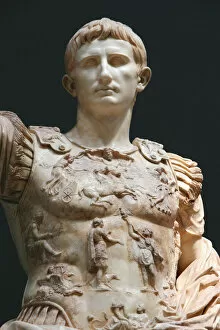 Images Dated 13th August 2005: Augustus Prima Porta. Vatican Museums