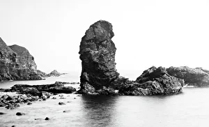 Stack Prints: Auld Man Rock, Muchalls, Scotland, Victorian period