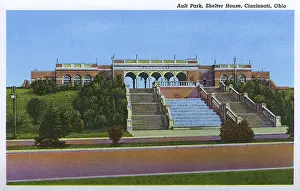 Cincinnati Prints: Ault Park, Shelter House, Cincinnati, Ohio, USA