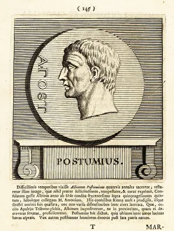 Gods And Heroes Prints: Aulus Postumius Albinus, Roman Consul