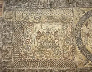 Tessera Prints: The Aurigas mosaic. 4th century. The victoriuos charioteer M