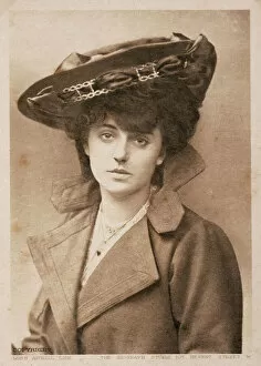Ribbon Collection: Auriol Lee in a Hat 1905
