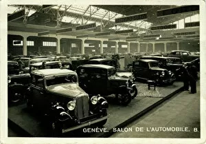 Austin 10 & 7 Vintage Cars at Motor Show, Geneve, Switzerla