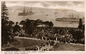 Australia - Australian Fleet in Farm Cove, Sydney Harbour