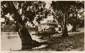 Australia - SS Marian at Kingston Landing, River Murray