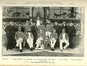 Images Dated 7th September 2018: The Australian Cricket Team 1886