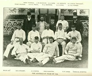 Images Dated 7th September 2018: The Australian Cricket Team 1890