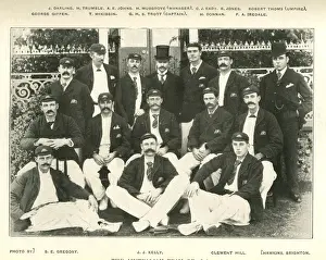 Cricketers Prints: The Australian Cricket Team 1896