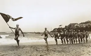 Australian Lifeguards in Training - Dee Why Beach, NSW