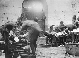 Images Dated 27th October 2011: Australian medical centre, Becourt Chateau, France, WW1
