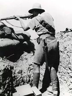 Anzac Gallery: Australian soldier near Gaza, WW1