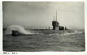 Sank Prints: Australian submarine AE1, WW1