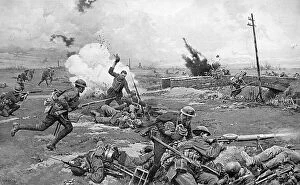 Amiens Gallery: Australian troops counter-attack at Amiens, WW1