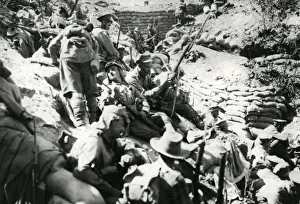 Australian troops, Quinns Post, Gallipoli, Turkey, WW1