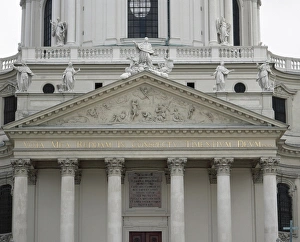 Triangular Gallery: Austria. Vienna. Church of Saint Charles. Pediment
