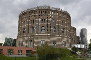 Transformed Collection: AUSTRIA. Vienna. Gasometer City, old gasometers