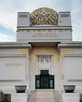 Secession Prints: Austria. Vienna. Secession Building, built in 1897 by Joseph