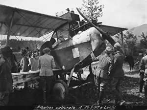 Austrian Albatros captured at Lentiai, Italy, WW1