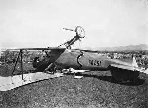 Upside Prints: Austrian Albatros D. III fighter biplane, WW1