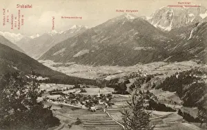 Austrian Alpine Scene - Stubaital Valley