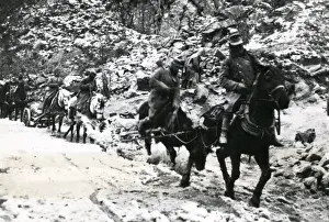 Howitzer Prints: Austrian artillery battery at Prepolac, Serbia, WW1