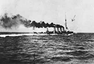 Straits Prints: Austrian battleship SMS Novara, Adriatic, WW1