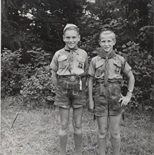 Activities Prints: Two Austrian boy scouts
